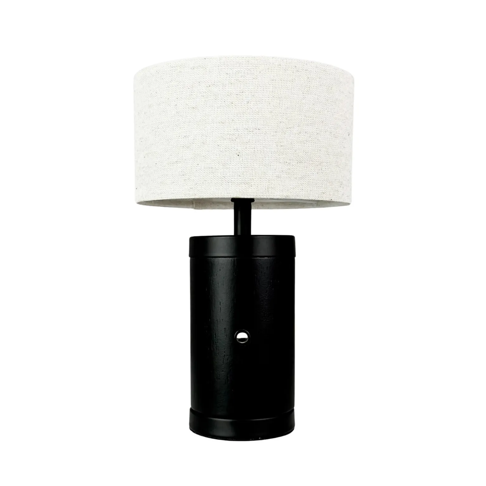Dyberg Larsen LED-Akkutischleuchte Mellow, schwarz, 23 cm