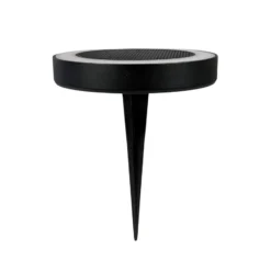 Dyberg Larsen LED-Solar-Erdspießlampe Otera, schwarz, IP54