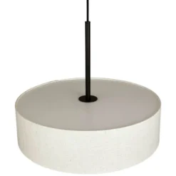 Dyberg Larsen Pendellampe Calix, Höhe 12 cm, naturweiß