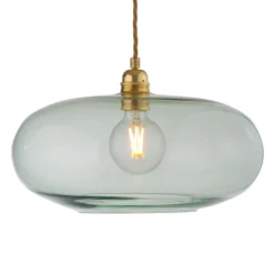 EBB & FLOW Horizon Glas-Pendelleuchte grün Ø 36 cm