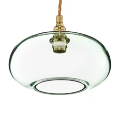 EBB & FLOW Horizon Glas-Pendelleuchte grün Ø 21 cm