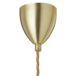 EBB & FLOW Horizon Hängelampe gold rauch Ø 36 cm