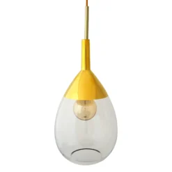 EBB & FLOW Lute M Pendellampe gold klar
