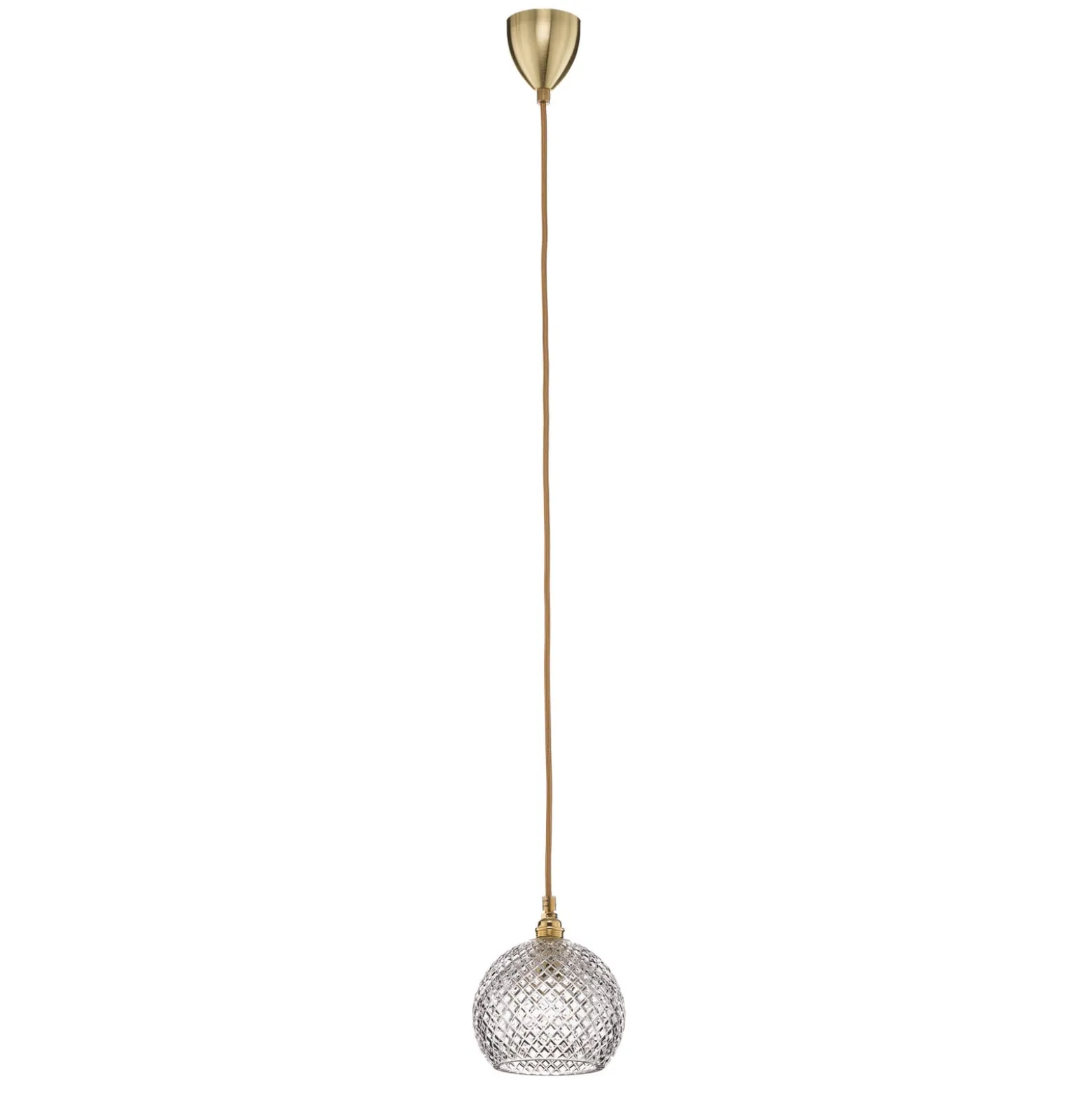 EBB & FLOW Rowan Hängelampe, gold Ø 15,5cm