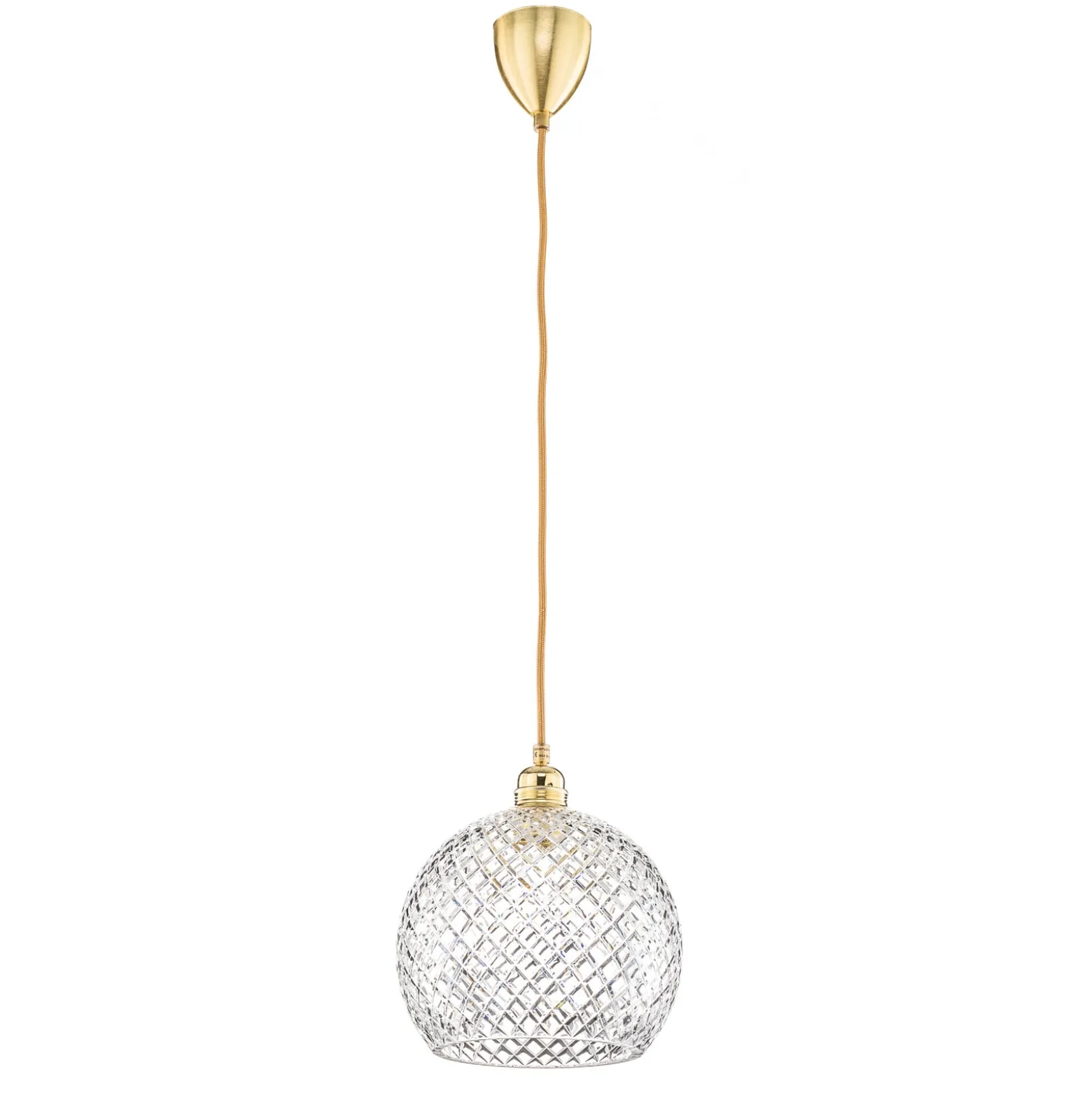 EBB & FLOW Rowan Hängelampe, gold Ø 22cm