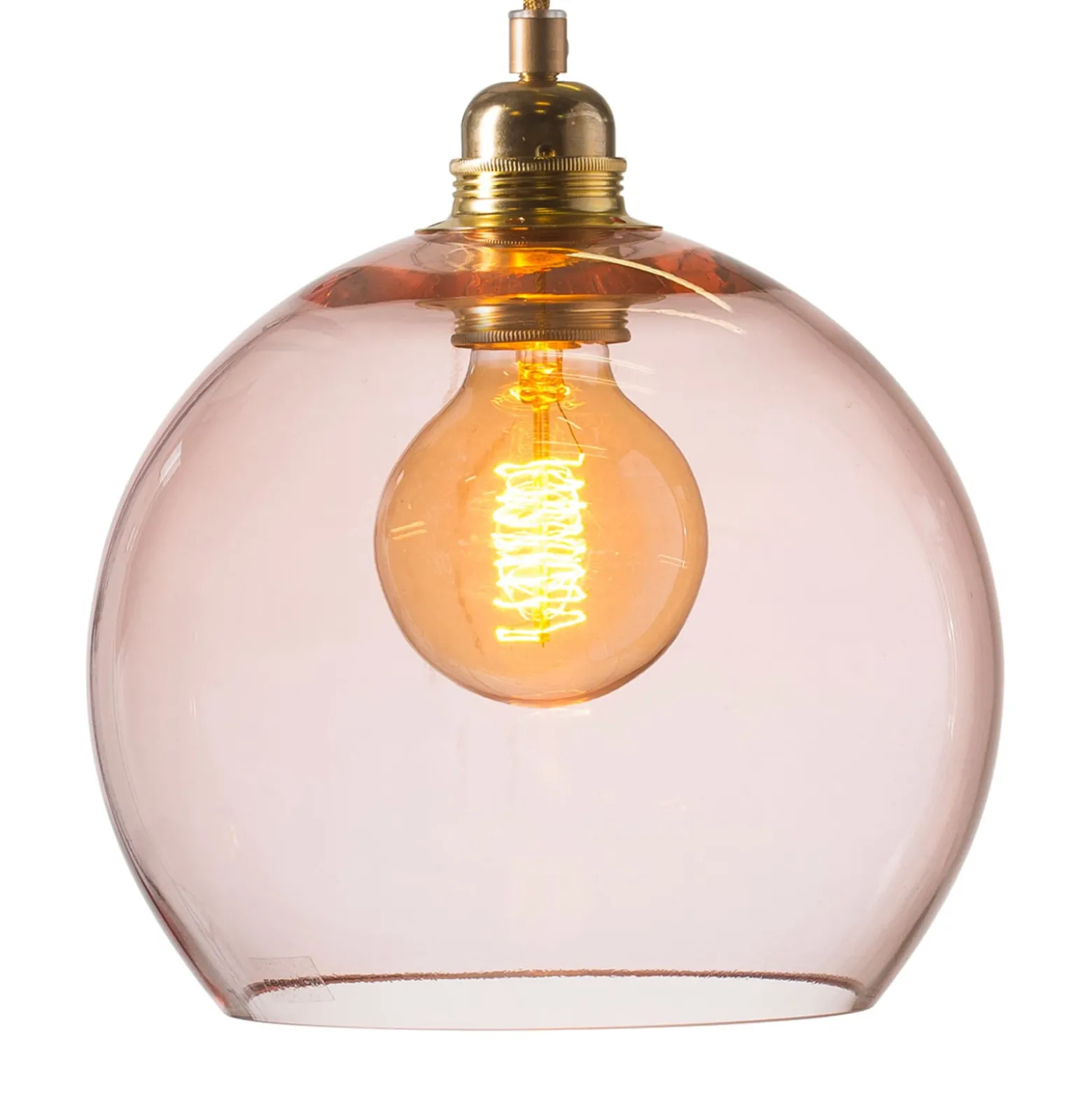 EBB & FLOW Rowan Hängelampe rosé-gold Ø 22cm