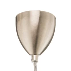 EBB & FLOW Rowan Hängeleuchte blau-silber Ø 22cm