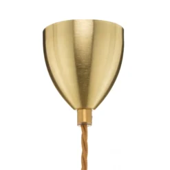 EBB & FLOW Rowan Pendellampe Klarglas, gold Ø 22cm