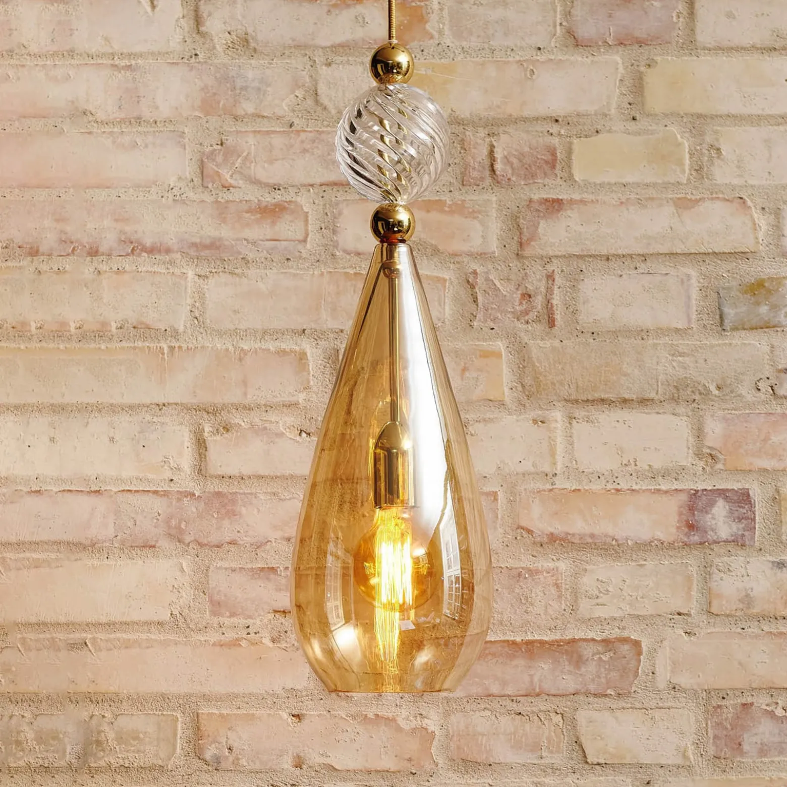 EBB & FLOW Smykke L gold gold-rauch crystal swirl