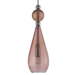 EBB & FLOW Smykke Pendelleuchte silber, braun-rosé