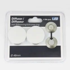 Effizienter LED-Einbaustrahler Nikas IP44 chrom