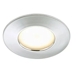 Effizienter LED-Einbaustrahler Nikas IP44 chrom