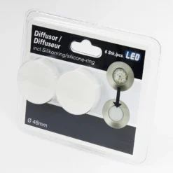 Effizienter LED-Einbaustrahler Nikas IP44 chrom