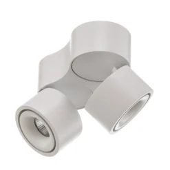 Egger Clippo S Duo LED-Deckenspot, weiß, 3.000K