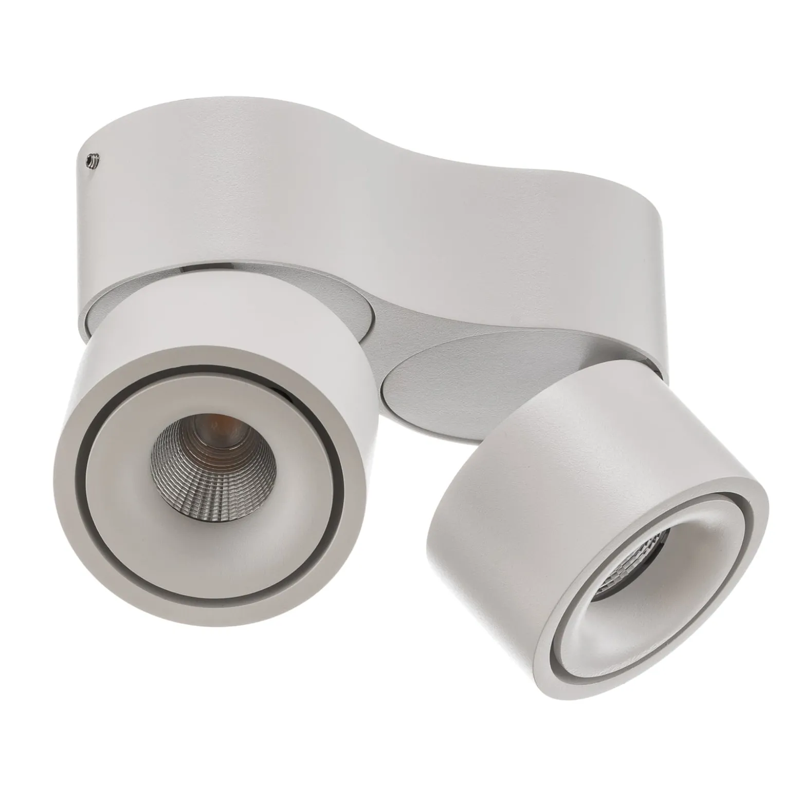 Egger Clippo S Duo LED-Deckenspot, weiß, 3.000K