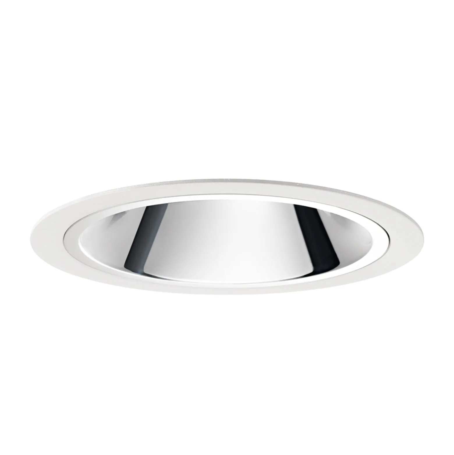 Egger DLS Einbauleuchte Centro, weiß, Ø 11,5 cm, 3.000 K 75°