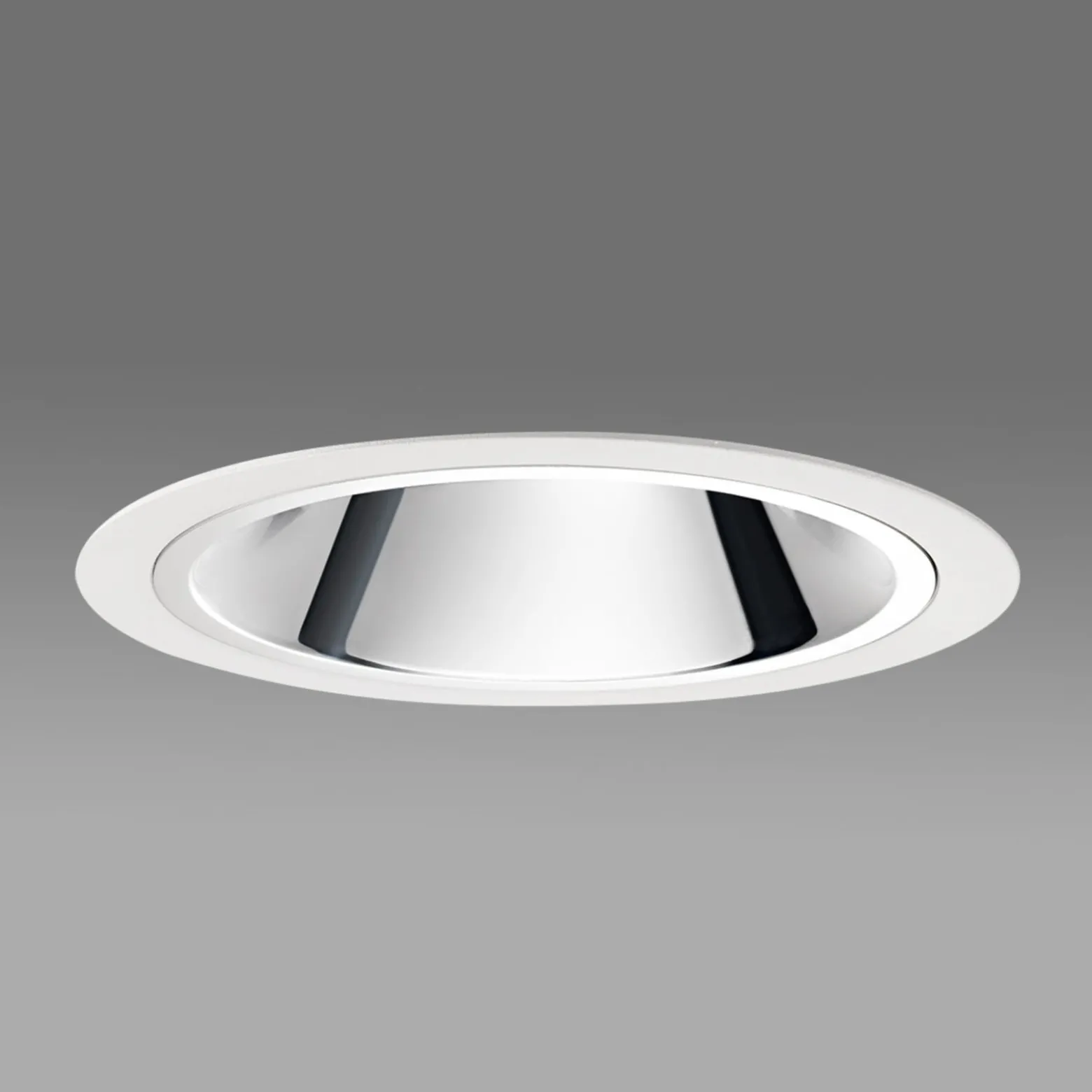 Egger DLS Einbauleuchte Centro, weiß, Ø 11,5 cm, 3.000 K 75°