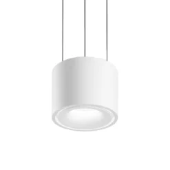 Egger DLS Hängelampe Clippo weiß/weiß Ø10cm DALI DTW up/down