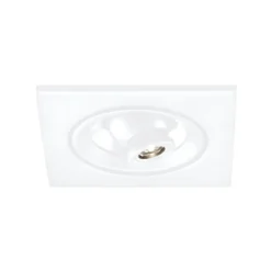 Egger DLS LED-Einbauspot Riga Zooom, eckig, weiß, 2700K
