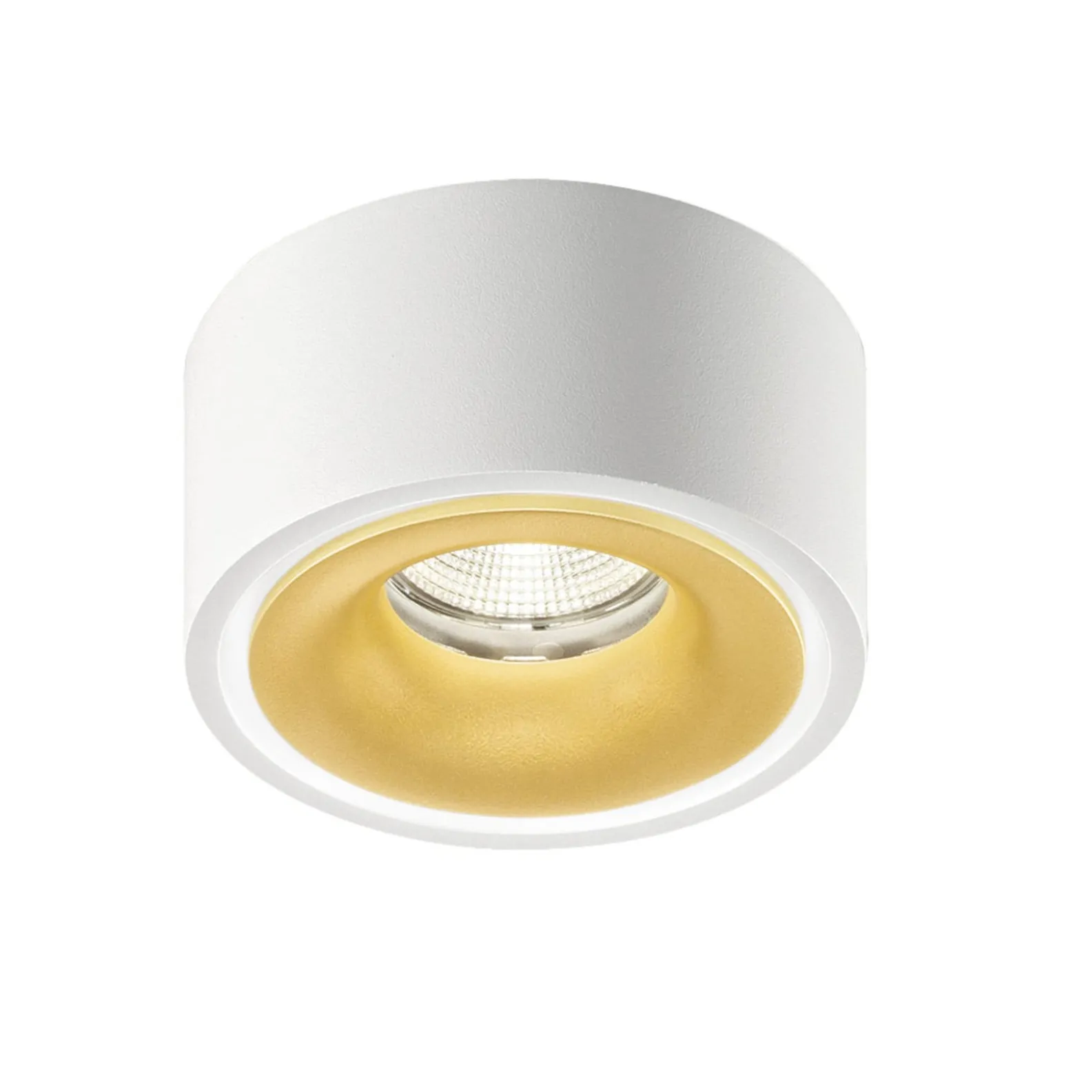 Egger DLS LED-Spot Clippo EP, weiß-gold, 3.000K