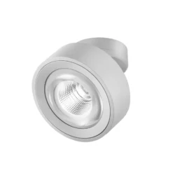 Egger DLS LED-Spot Clippo Optic, weiß/weiß, Ø 12 cm, DTW