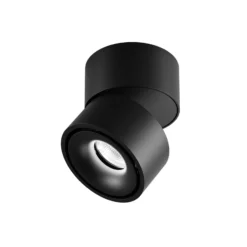Egger DLS LED-Spot Clippo schwarz/schwarz Ø 10 cm DALI DTW