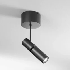 Egger DLS LED-Spot Zooom XL, Aufbau, 3.000K, schwarz