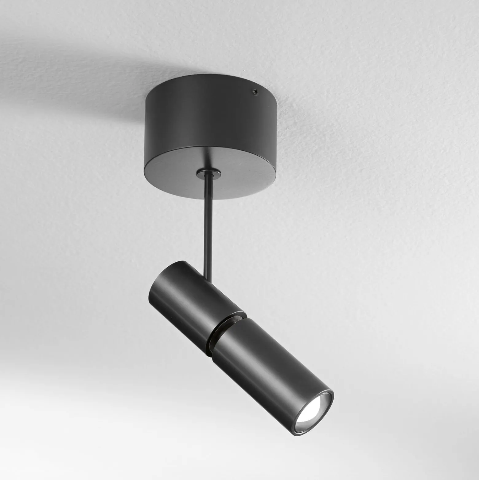 Egger DLS LED-Spot Zooom XL, Aufbau, 3.000K, schwarz