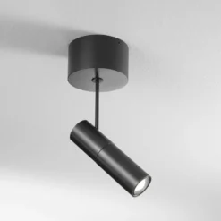 Egger DLS LED-Spot Zooom XL, Aufbau, 3.000K, schwarz