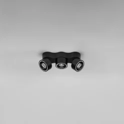 Egger DLS Strahler Clippo Trio, schwarz, DALI dimmbar