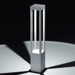 Egger York LED-Wegeleuchte grau, 65 cm