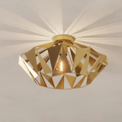 EGLO Carlton Deckenleuchte, gold