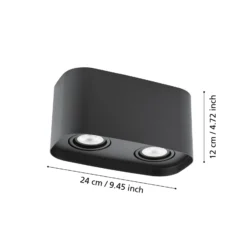 EGLO connect Caminales-Z LED-Downlight zweiflammig