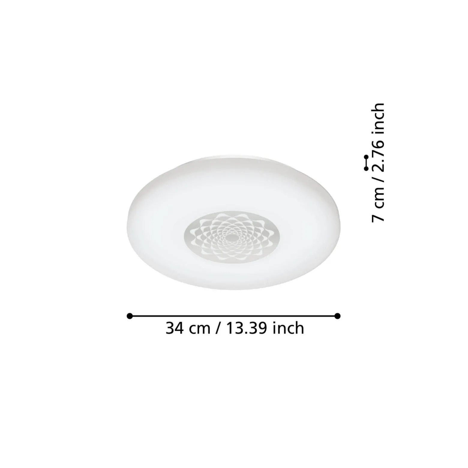 EGLO connect Capasso-Z LED-Deckenleuchte CCT