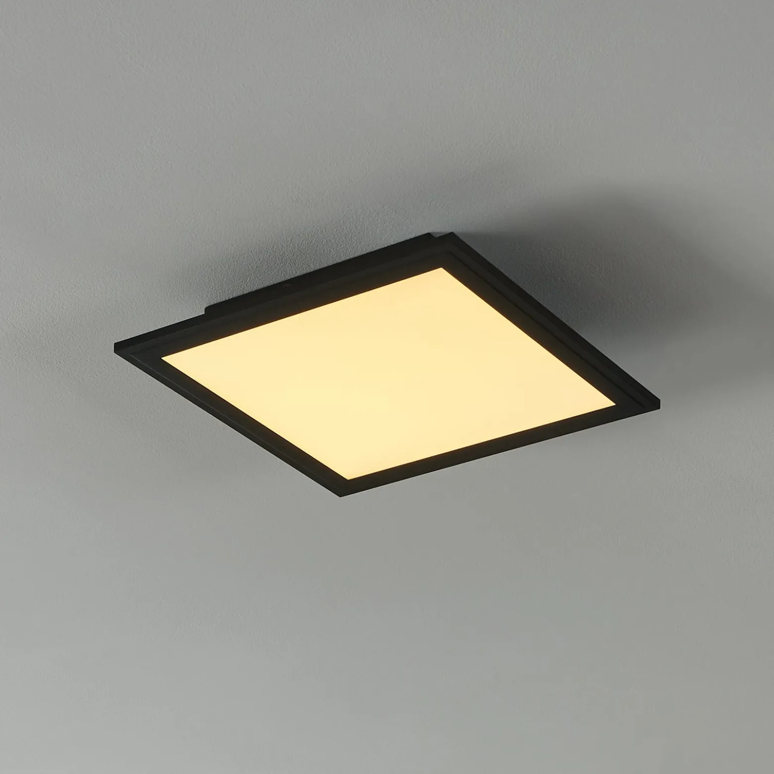 EGLO connect CCT Deckenlampe 30x30cm schwarz