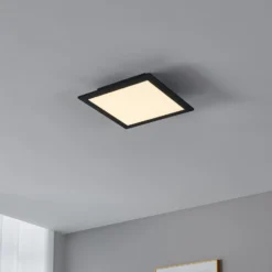 EGLO connect CCT Deckenlampe 30x30cm schwarz