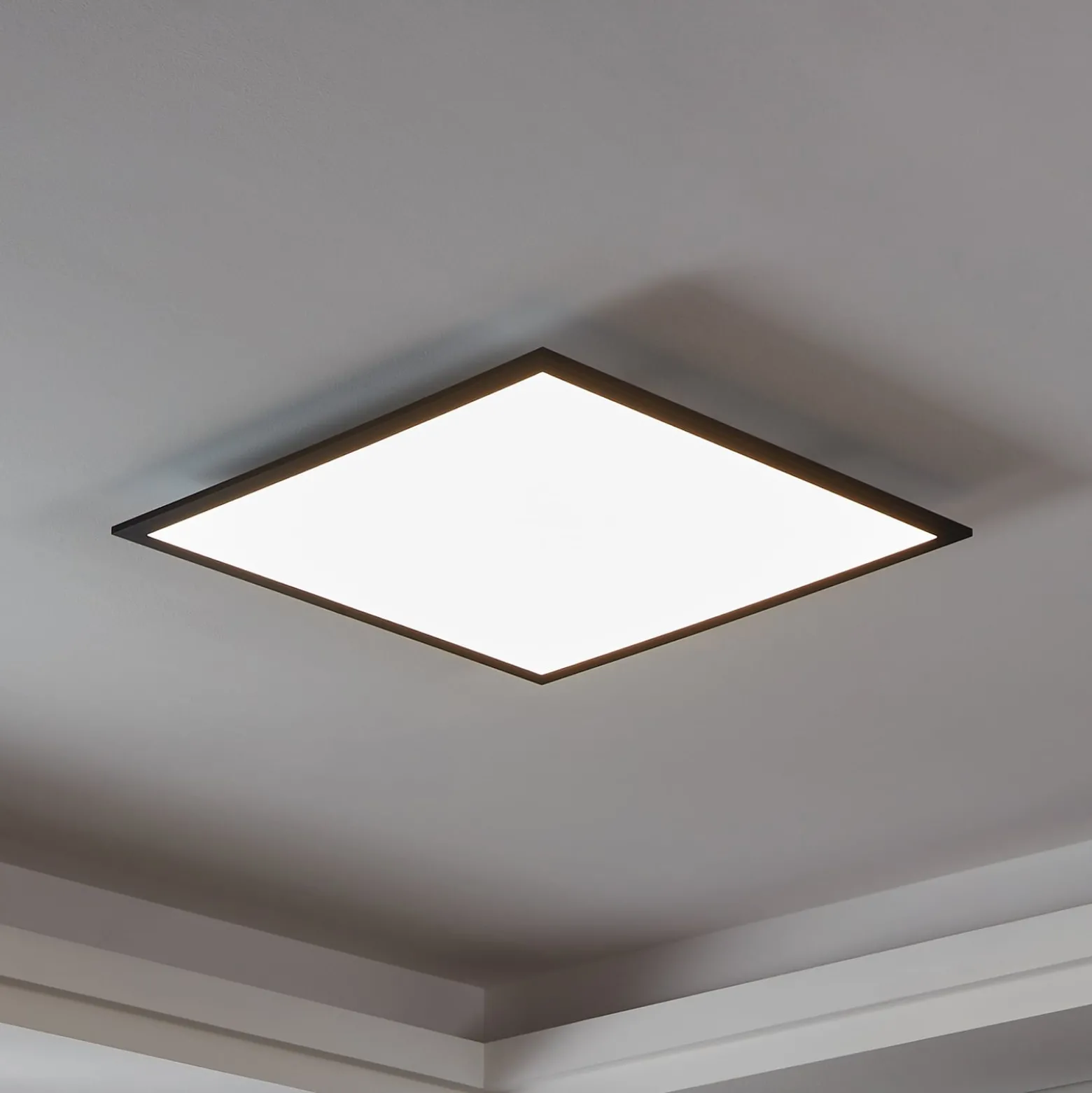 EGLO connect CCT Deckenlampe 59,5x59,5cm schwarz
