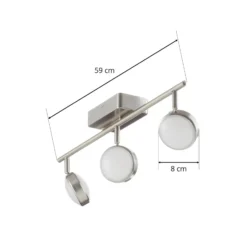 EGLO connect Corropoli-C LED-Deckenstrahler, 3flg.