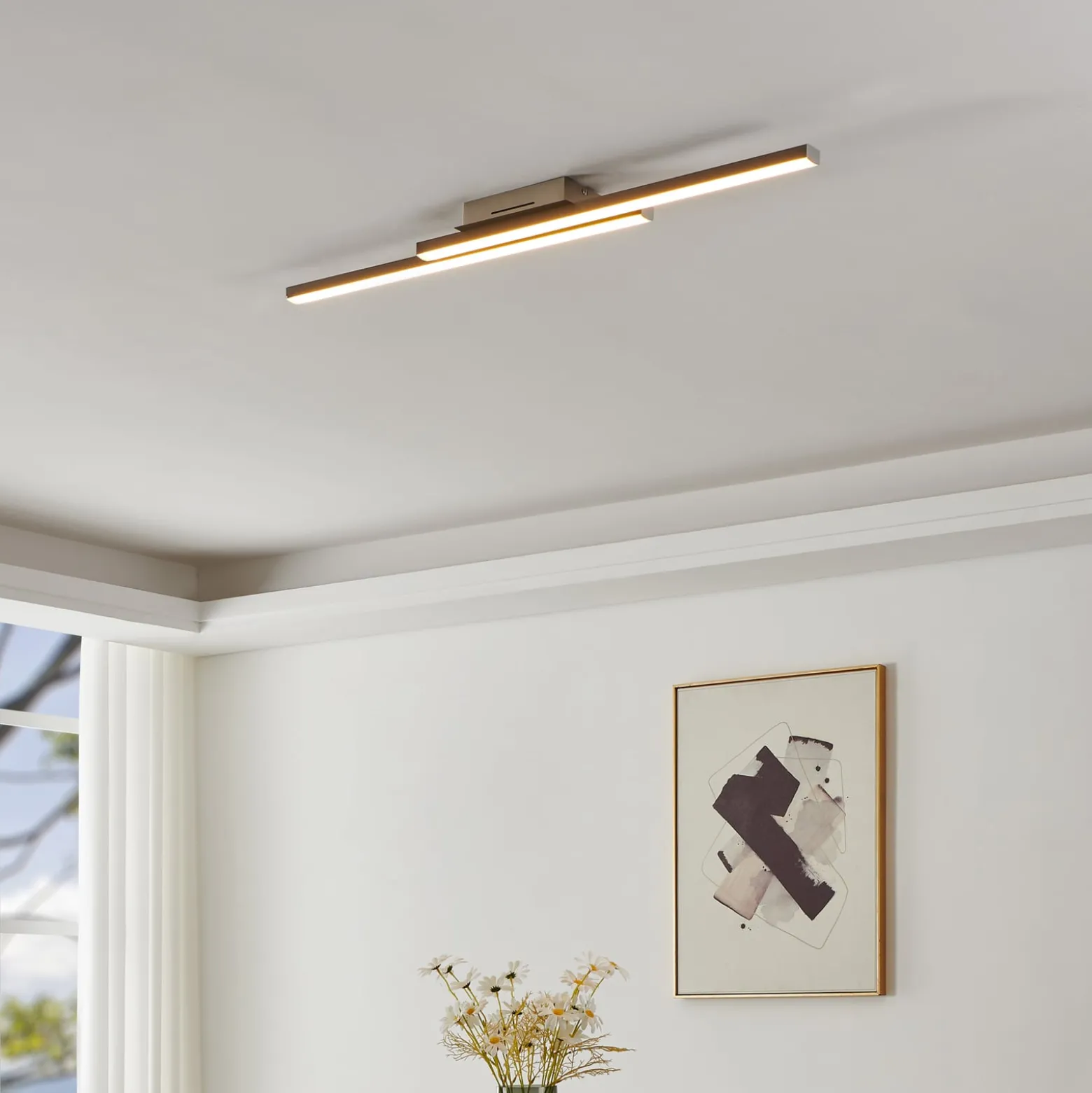 EGLO connect Fraioli-Z LED-Deckenlampe nickel matt