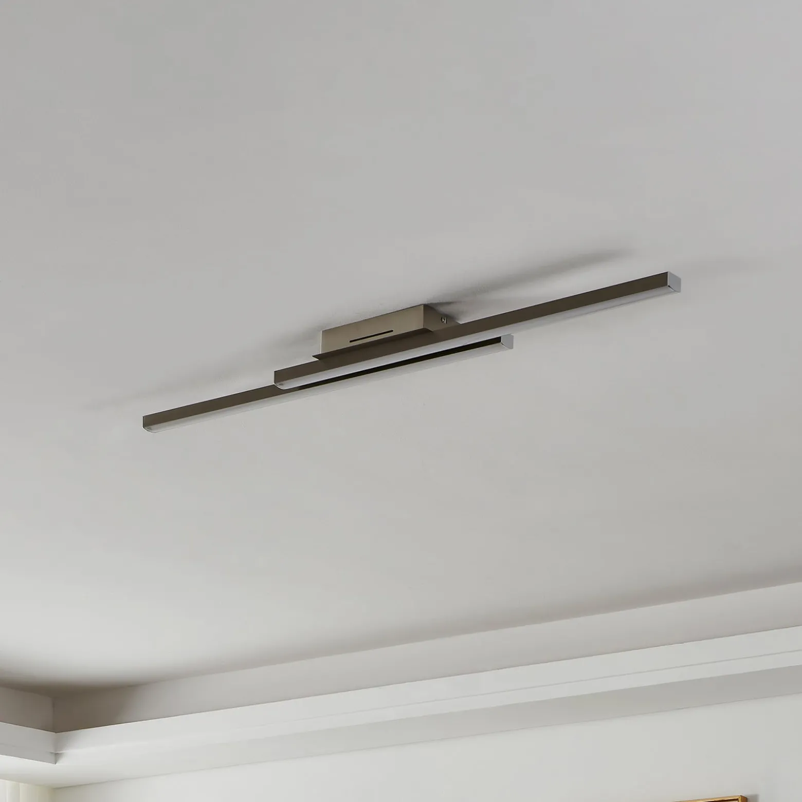 EGLO connect Fraioli-Z LED-Deckenlampe nickel matt