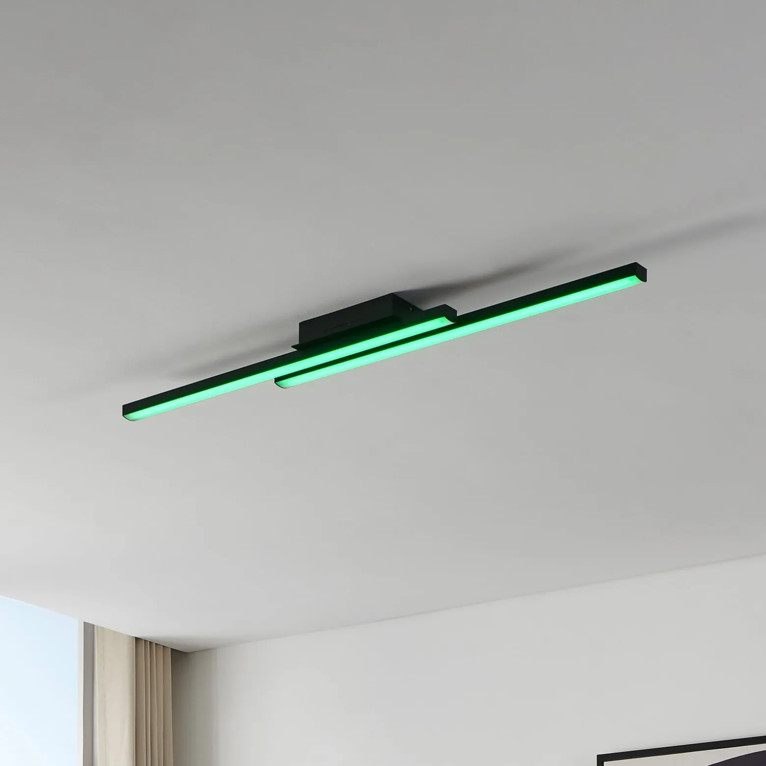 EGLO connect Fraioli-Z LED-Deckenlampe schwarz