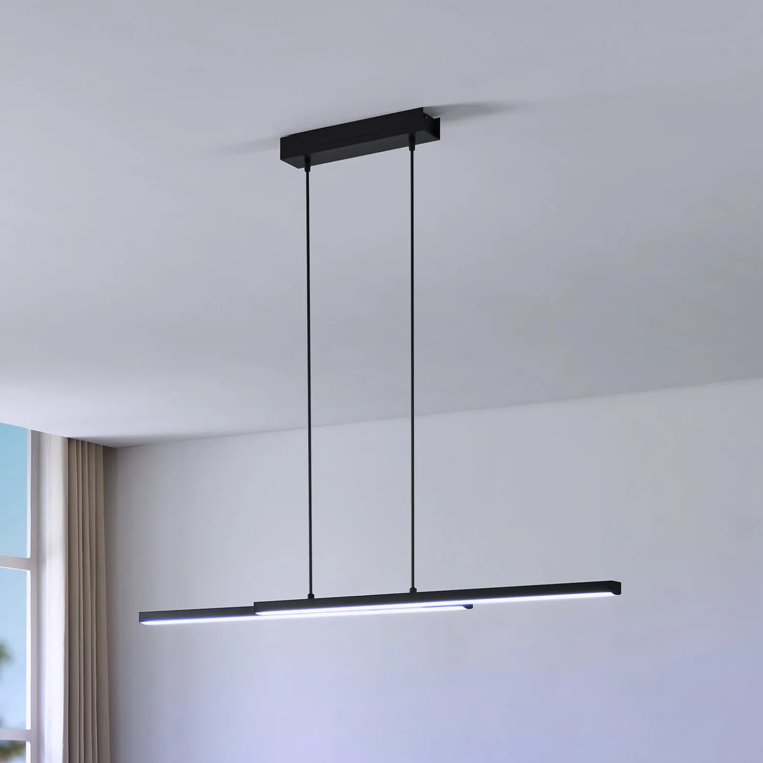 EGLO connect Fraioli-Z LED-Hängeleuchte schwarz