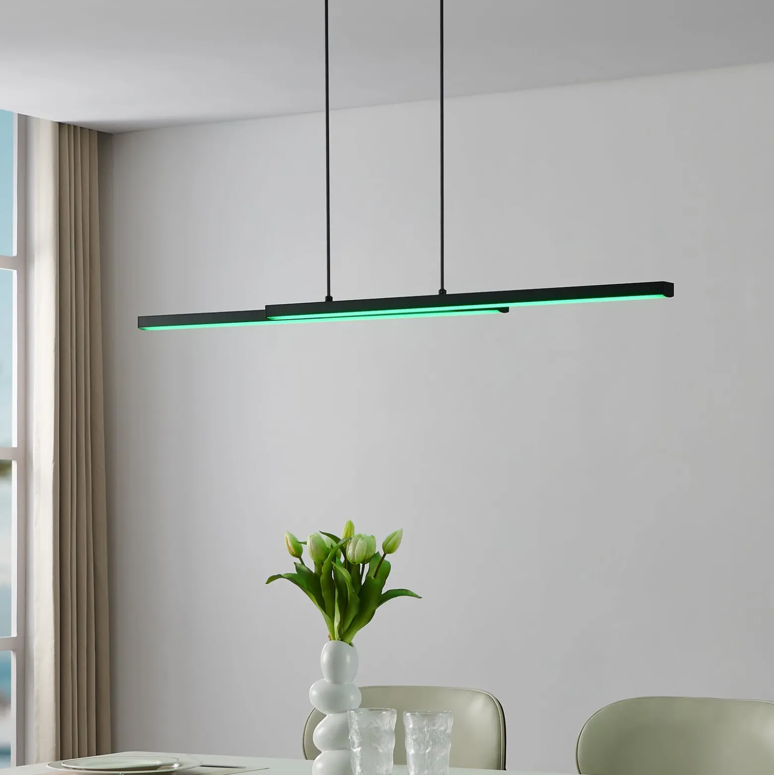EGLO connect Fraioli-Z LED-Hängeleuchte schwarz
