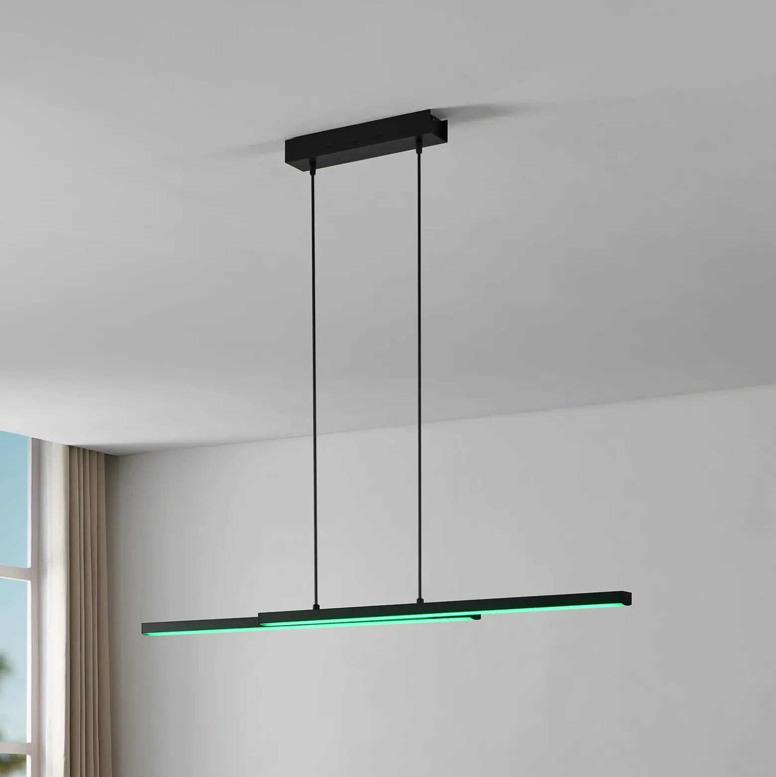EGLO connect Fraioli-Z LED-Hängeleuchte schwarz