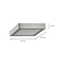 EGLO connect Fueva-C Deckenlampe 22,5cm nickel