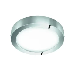 EGLO connect Fueva-C Deckenlampe rund 30 cm chrom
