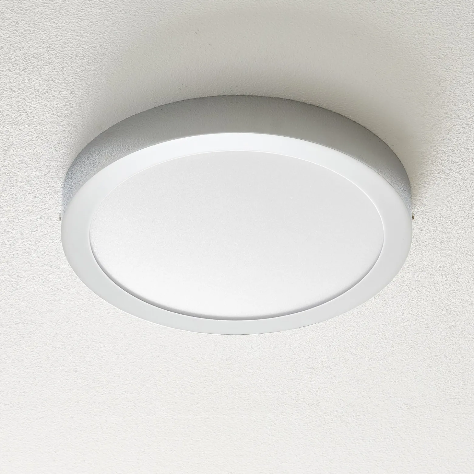 EGLO connect Fueva-C Deckenlampe rund 30 cm chrom