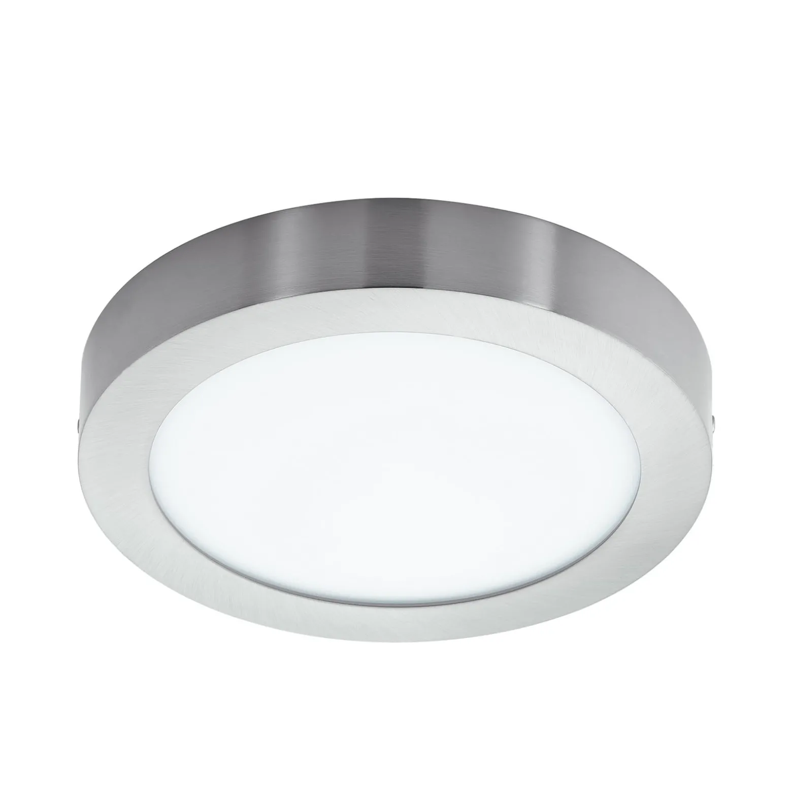 EGLO connect Fueva-C Deckenlampe rund 30cm nickel