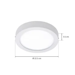 EGLO connect Fueva-C Deckenlampe rund 22,5cm weiß