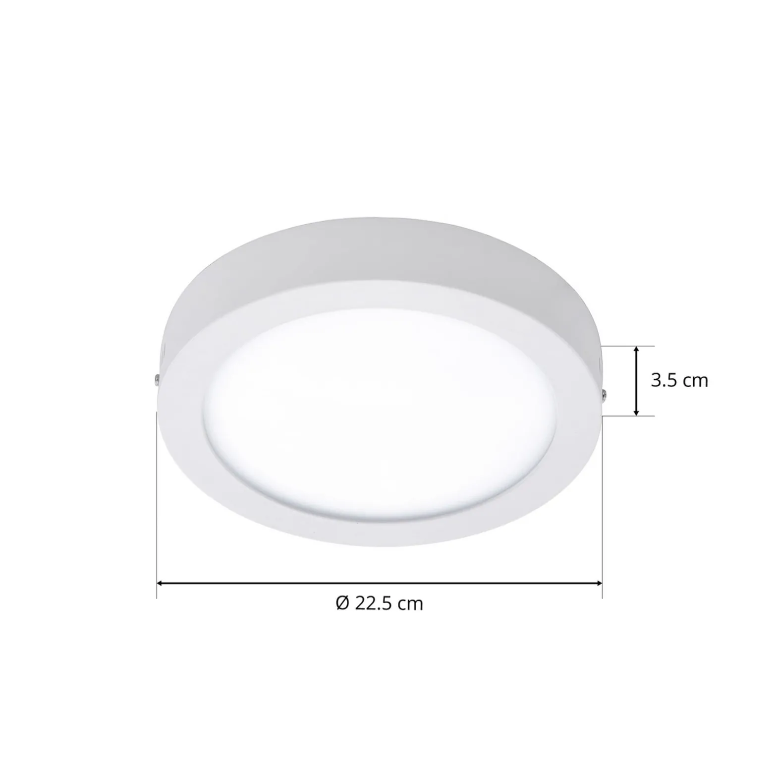 EGLO connect Fueva-C Deckenlampe rund 22,5cm weiß